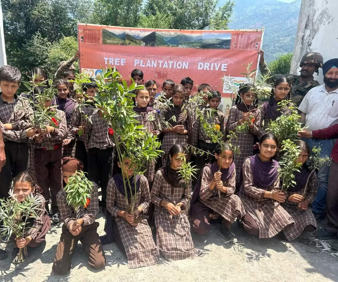 वृक्षारोपण अभियान में युवाओं ने लिया बढ़-चढ़ कर हिस्सा