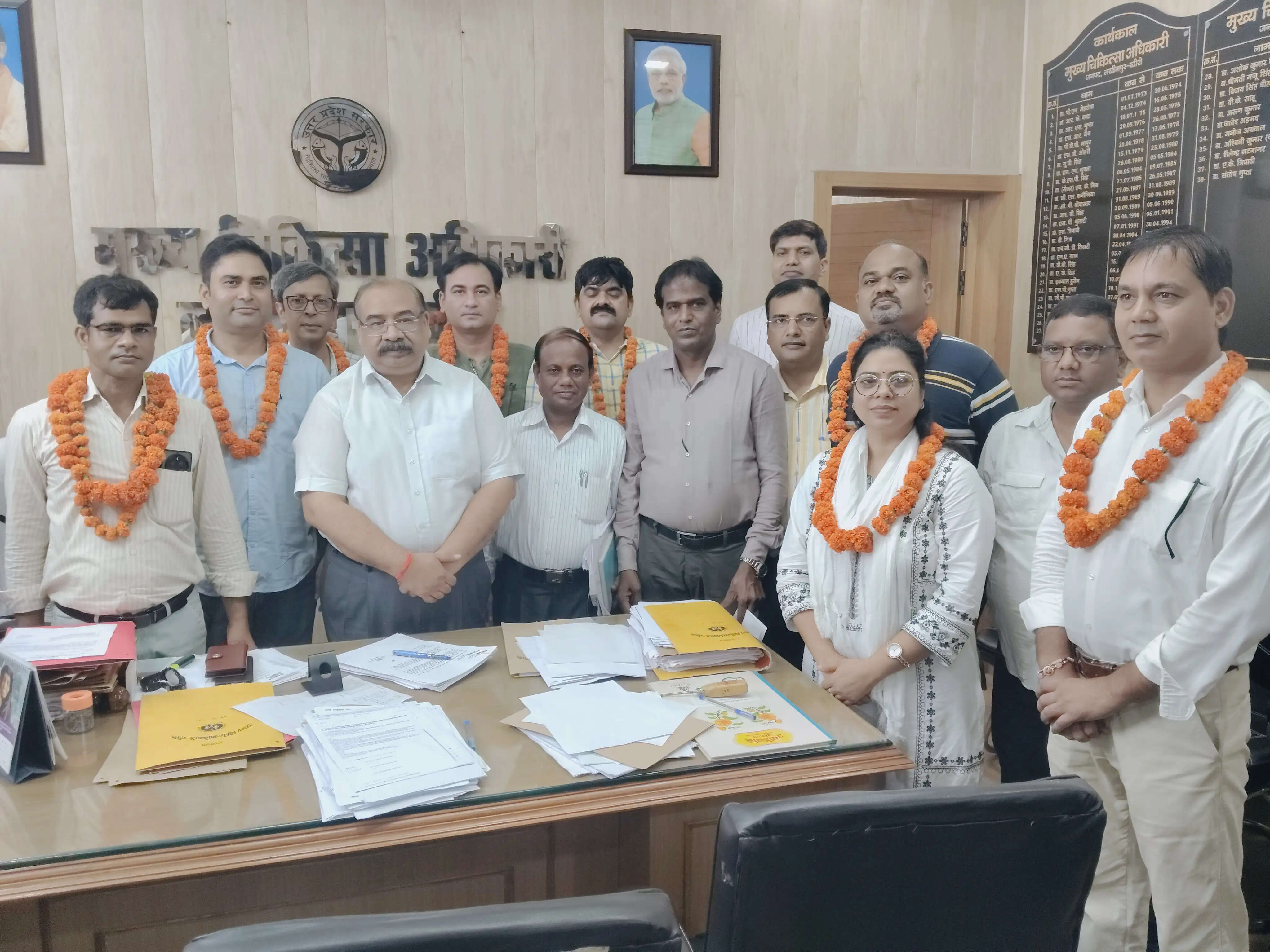 पीएमएसए लखीमपुर इकाई के अध्यक्ष बने डॉ. रामू सिंह वर्मा, सचिव पद पर मुकाबला टाई
