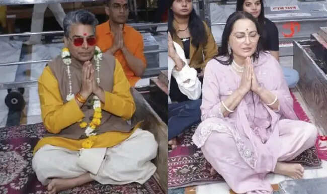 अभिनेता आशुतोष राणा और अभिनेत्री जयाप्रदा ने किए भगवान महाकाल के दर्शन