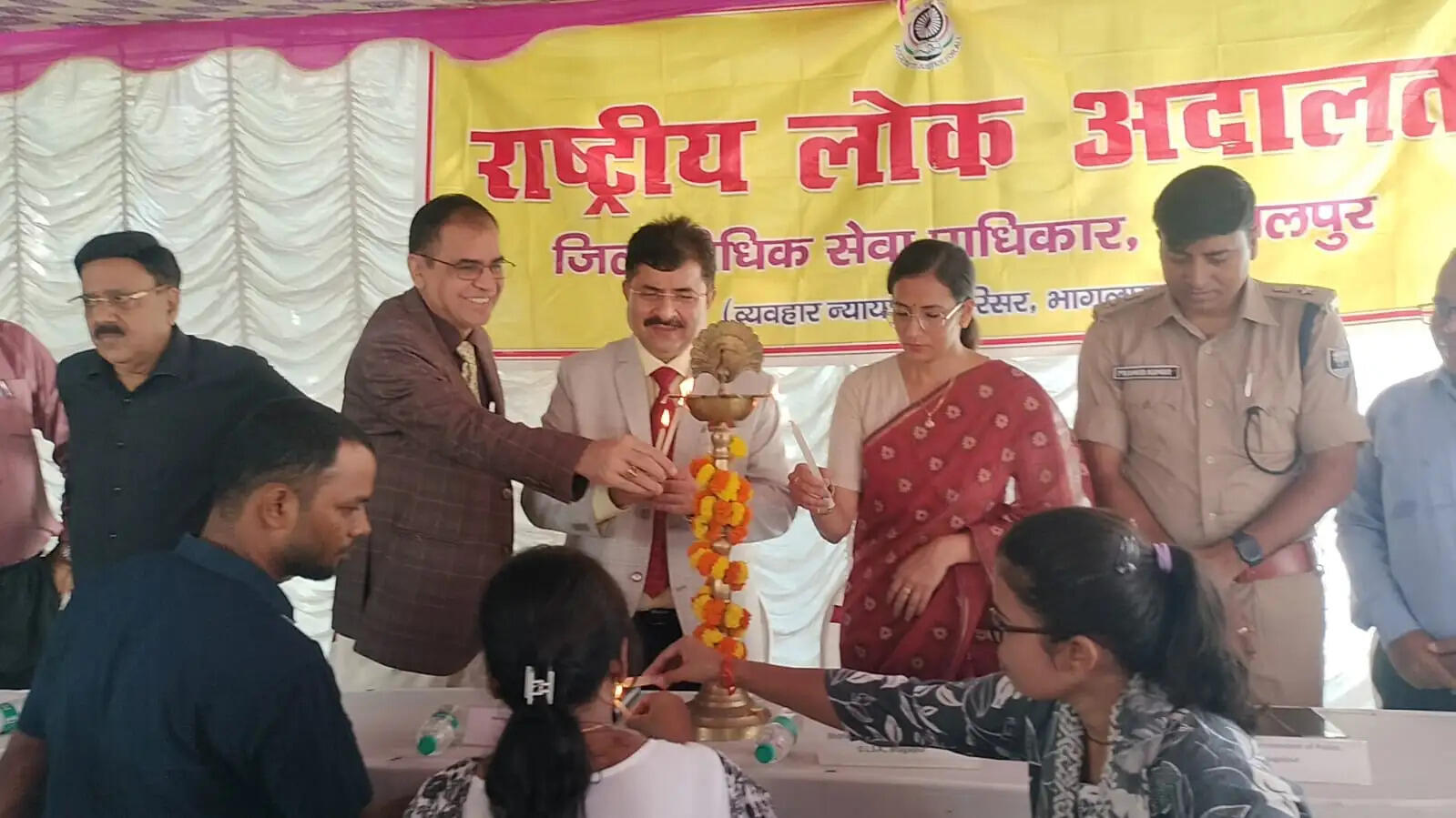 भागलपुर में राष्ट्रीय लोक अदालत, एमएसीटी के 45 मामलों में 4.50 करोड़ का मुआवजा तय, ट्रैफिक चालान पर मिली भारी राहत