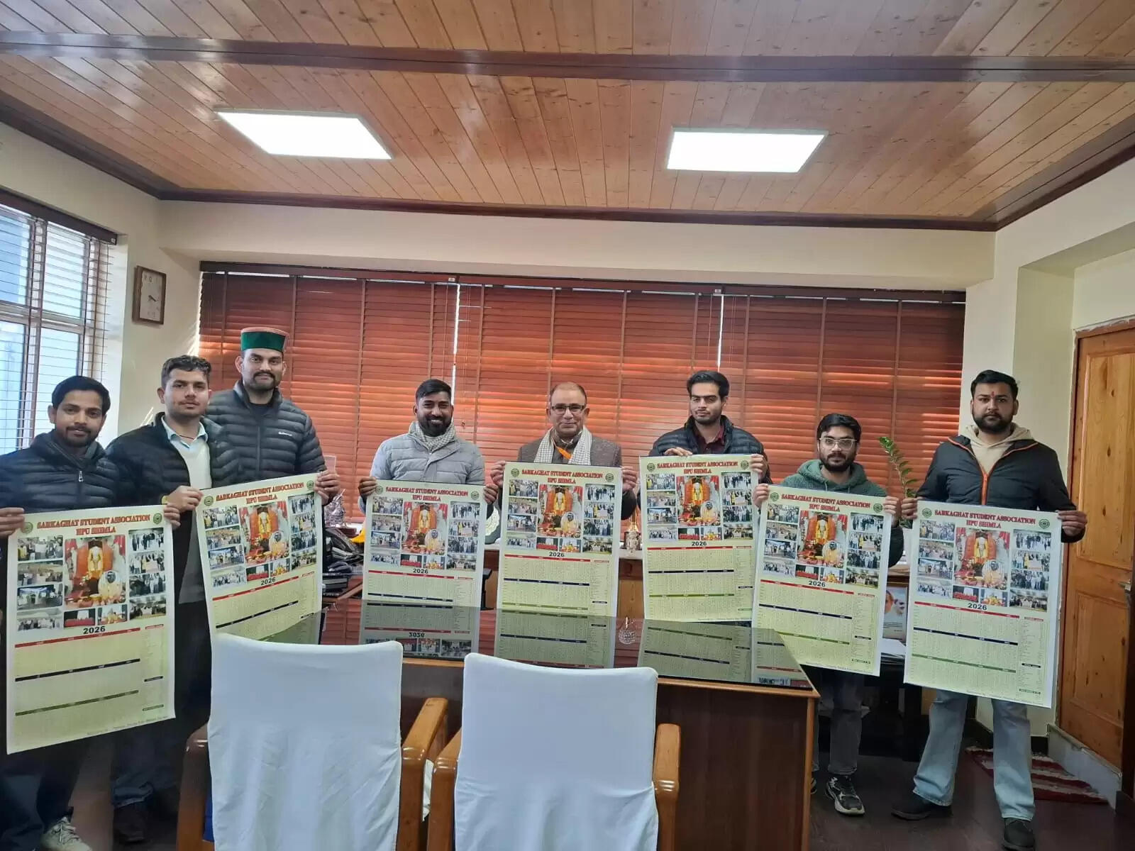 सरकाघाट छात्र कल्याण संघ ने 2026 का कैलेंडर किया जारी