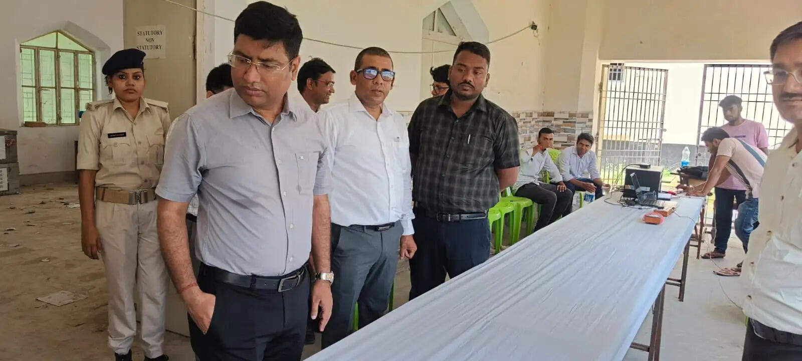 छपरा में नगरपालिका उप निर्वाचन के लिए&nbsp;एफएलसी कार्य संपन्न