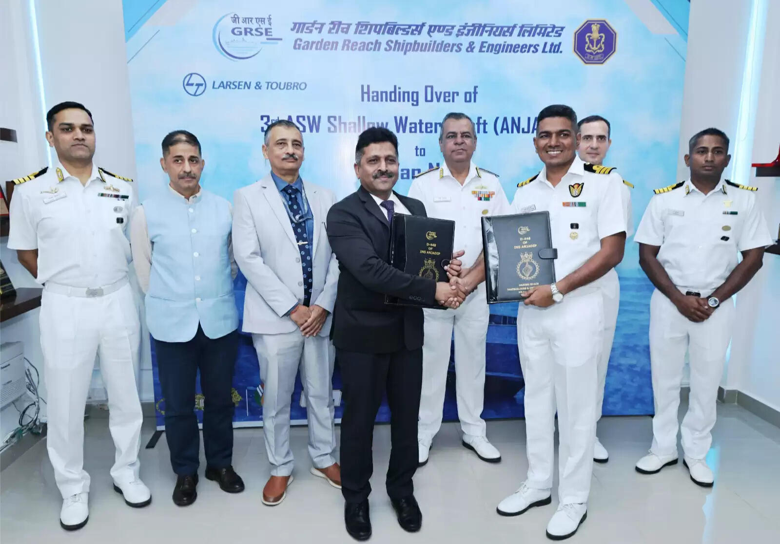 नौसेना को मिला नया पनडुब्बी रोधी युद्धपोत ‘अंजदीप’