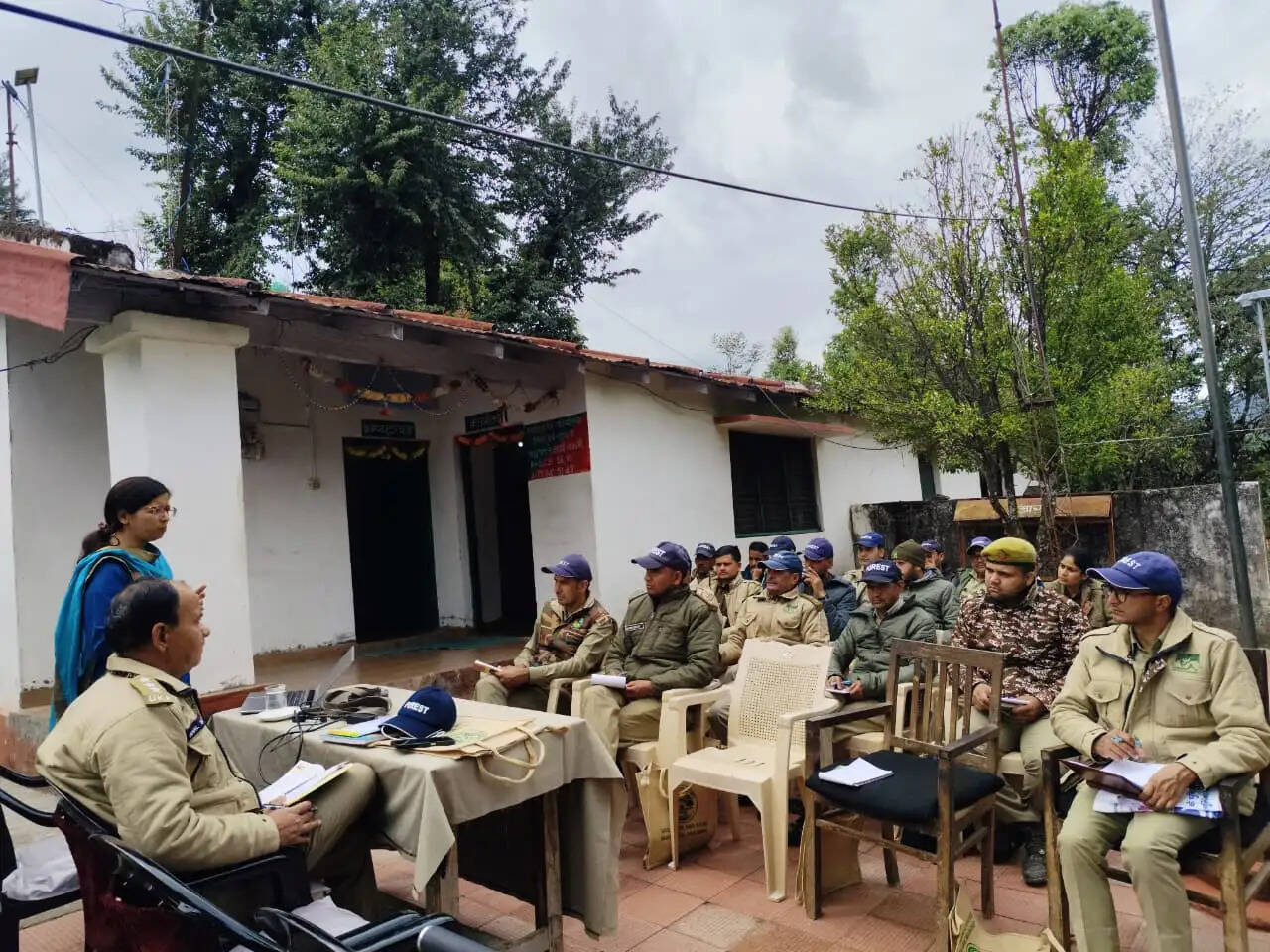 वन्य कर्मियों को दिया प्रशिक्षण