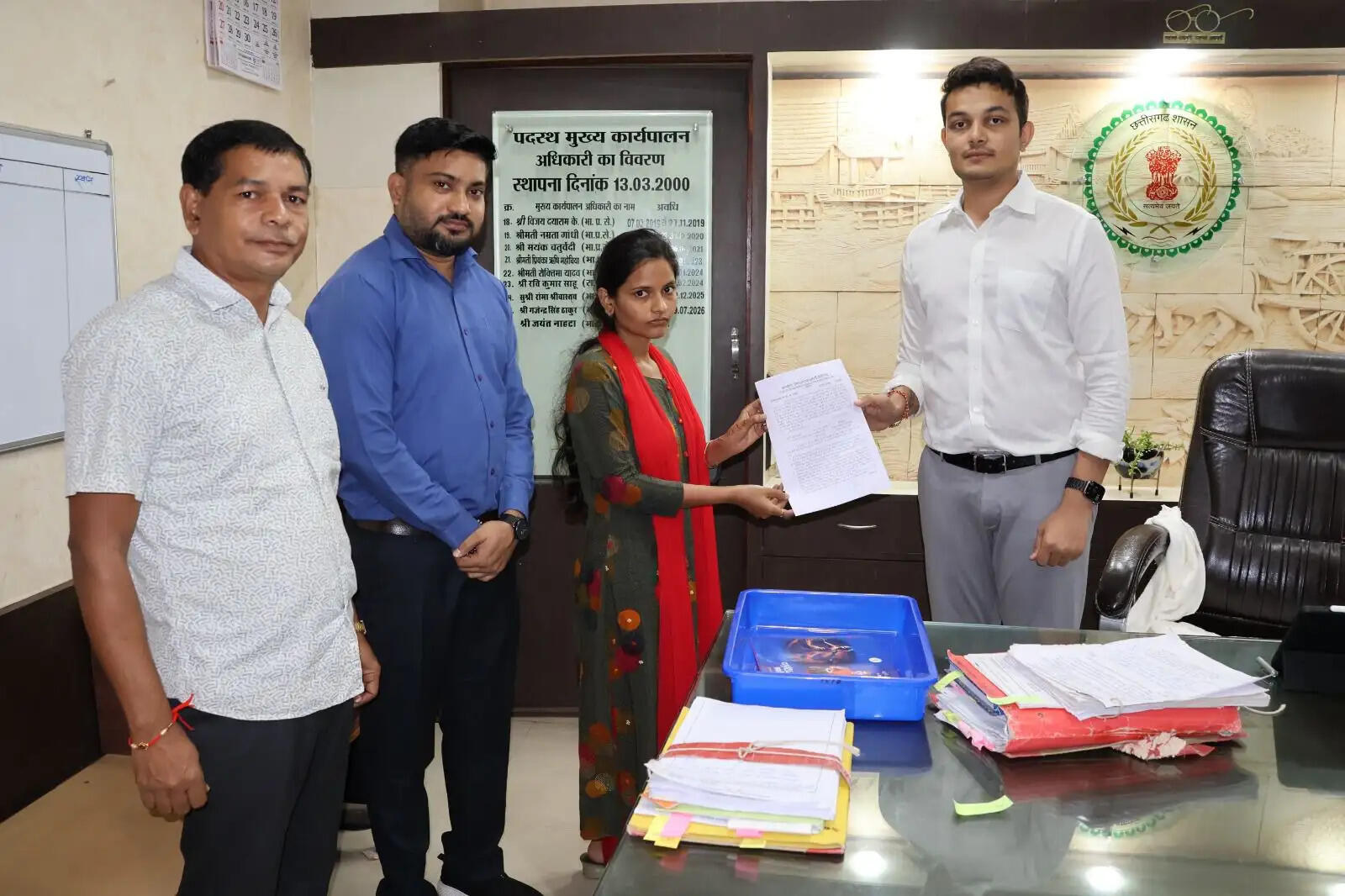 धमतरी : पिता के निधन के तीन माह से भी कम समय में बेटी को मिली अनुकंपा नियुक्ति