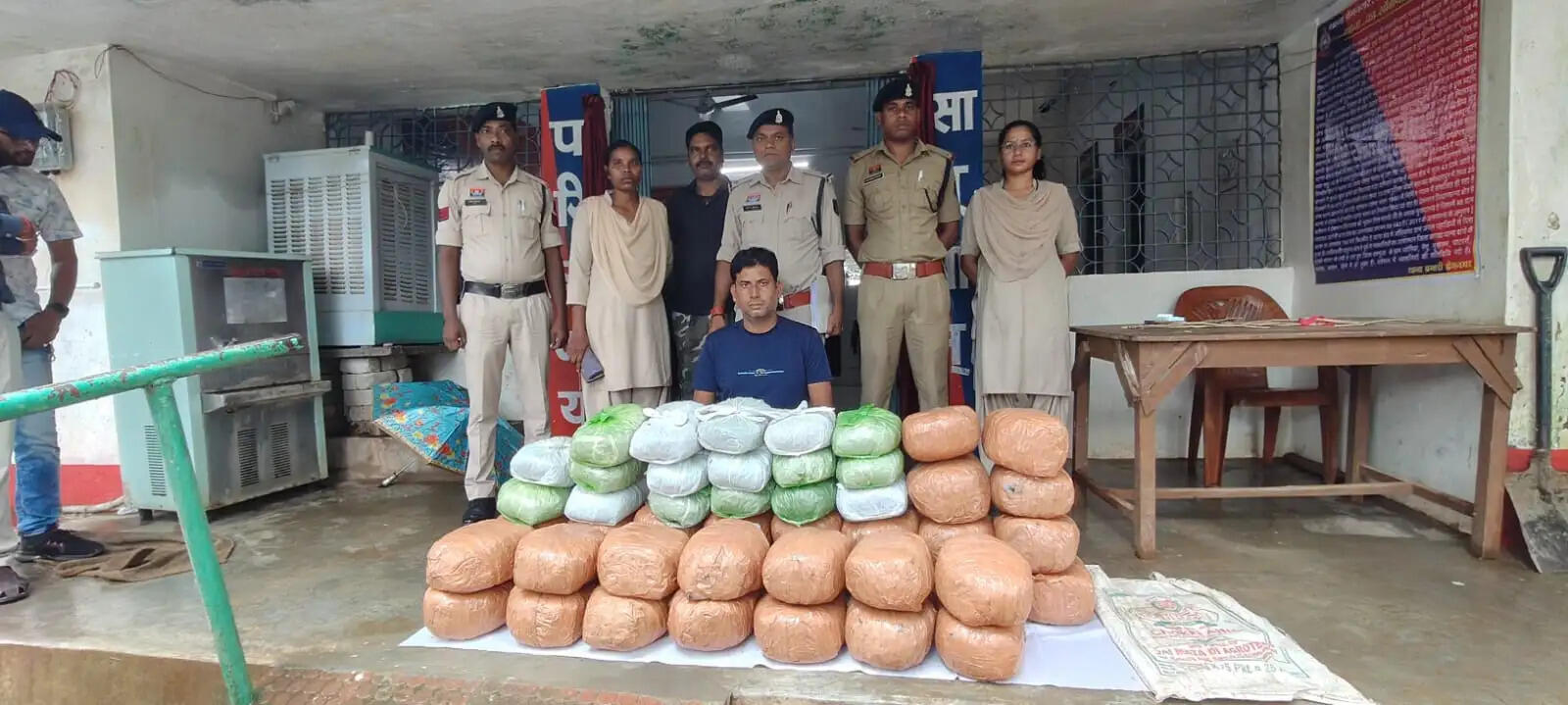 44 लाख का गांजा जब्त, एक आरोपित गिरफ्तार