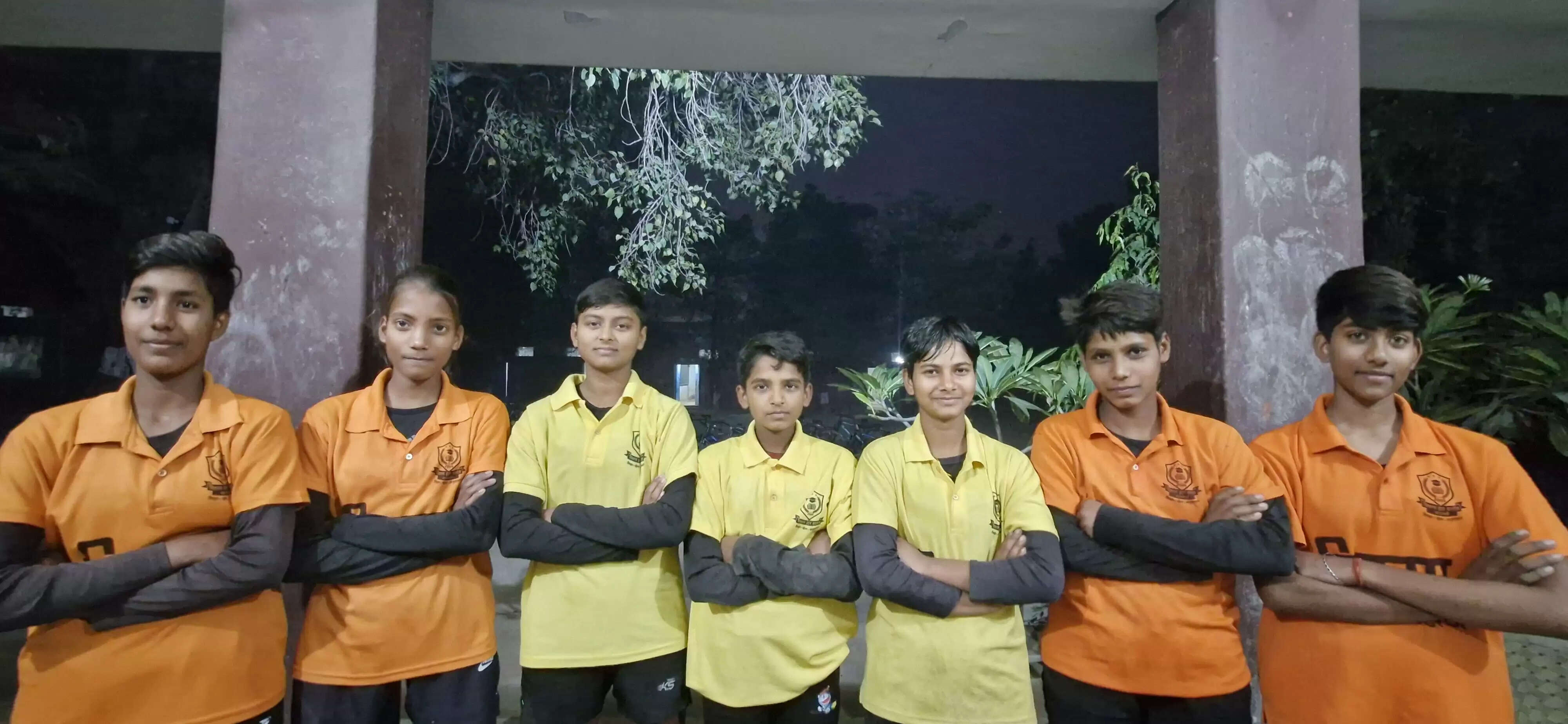 यूपी की अंडर-14 बालिका हैंडबॉल टीम में एक विद्यालय की सात छात्राओं चयन