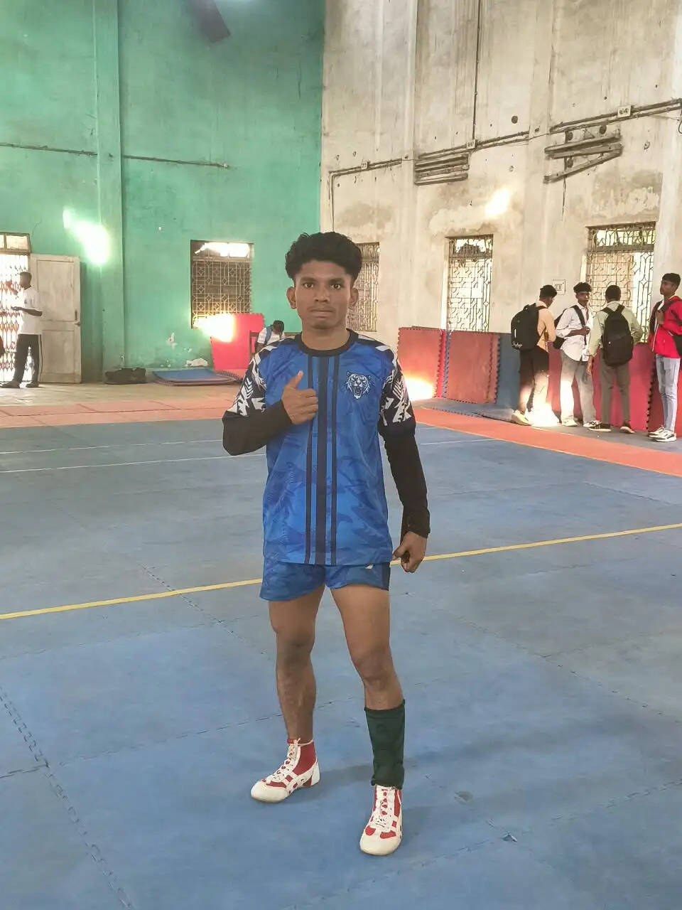 कबड्डी में अभिषेक का शानदार प्रदर्शन, राज्यस्तरीय प्रतियोगिता के लिए चयन
