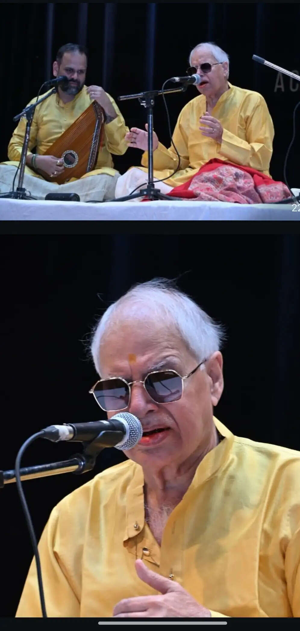 विरासत महोत्सव का आगाज, पंडित साजन मिश्रा के शास्त्रीय गायन ने बांधा समां