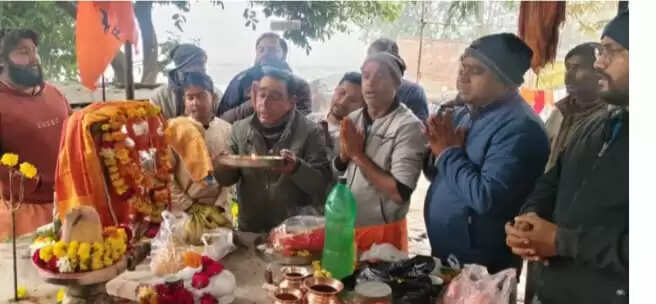 अब मेला रामनगरिया में कल्पवासियों को मिलेगा हनुमान जी के दर्शन का लाभ