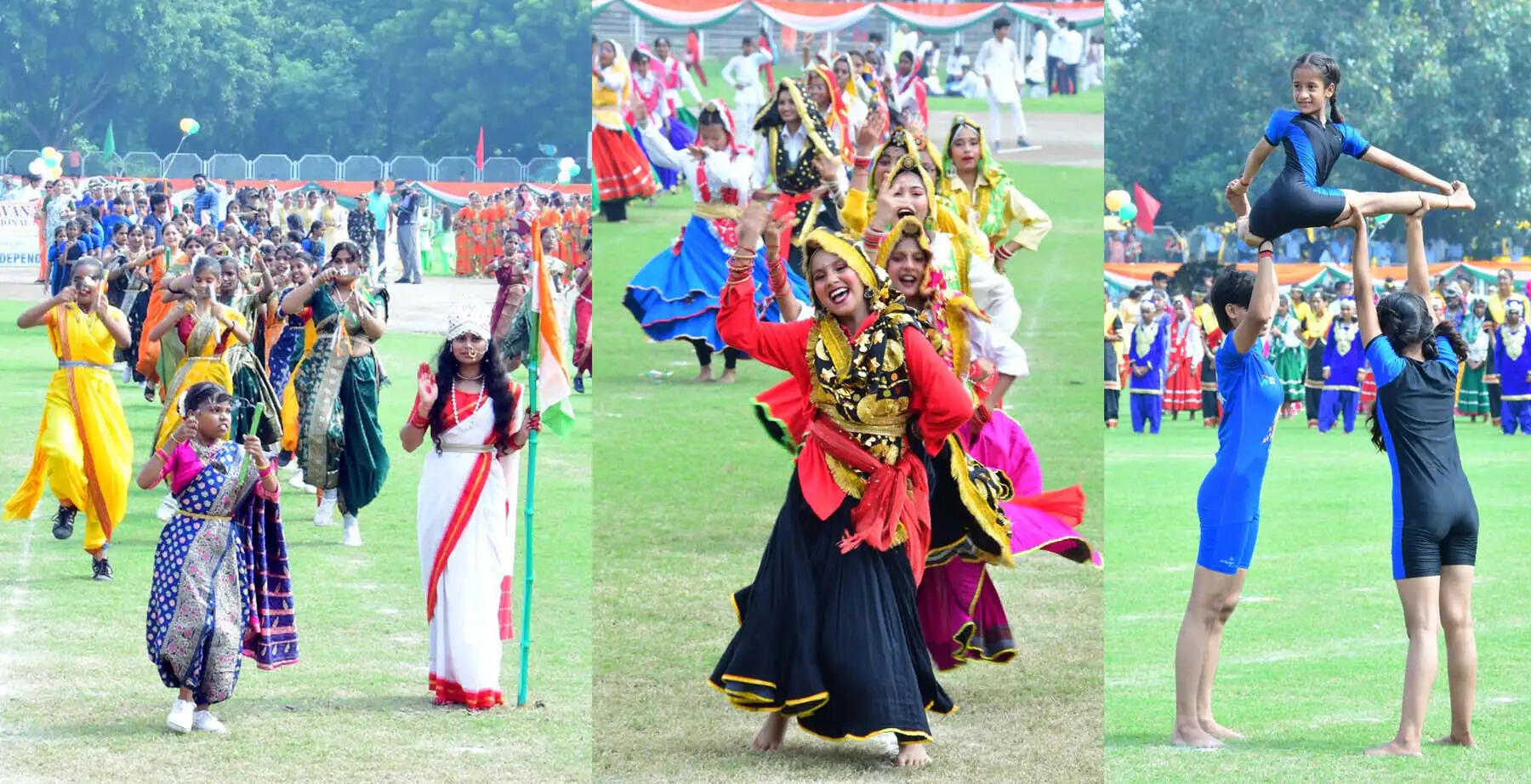 गुरुग्राम: सांस्कृतिक प्रस्तुतियों एवं भव्य परेड के मुरीद हुए लोग