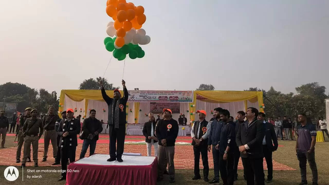 सीतापुर में सांसद खेल महोत्सव का हुआ शुभारम्भ