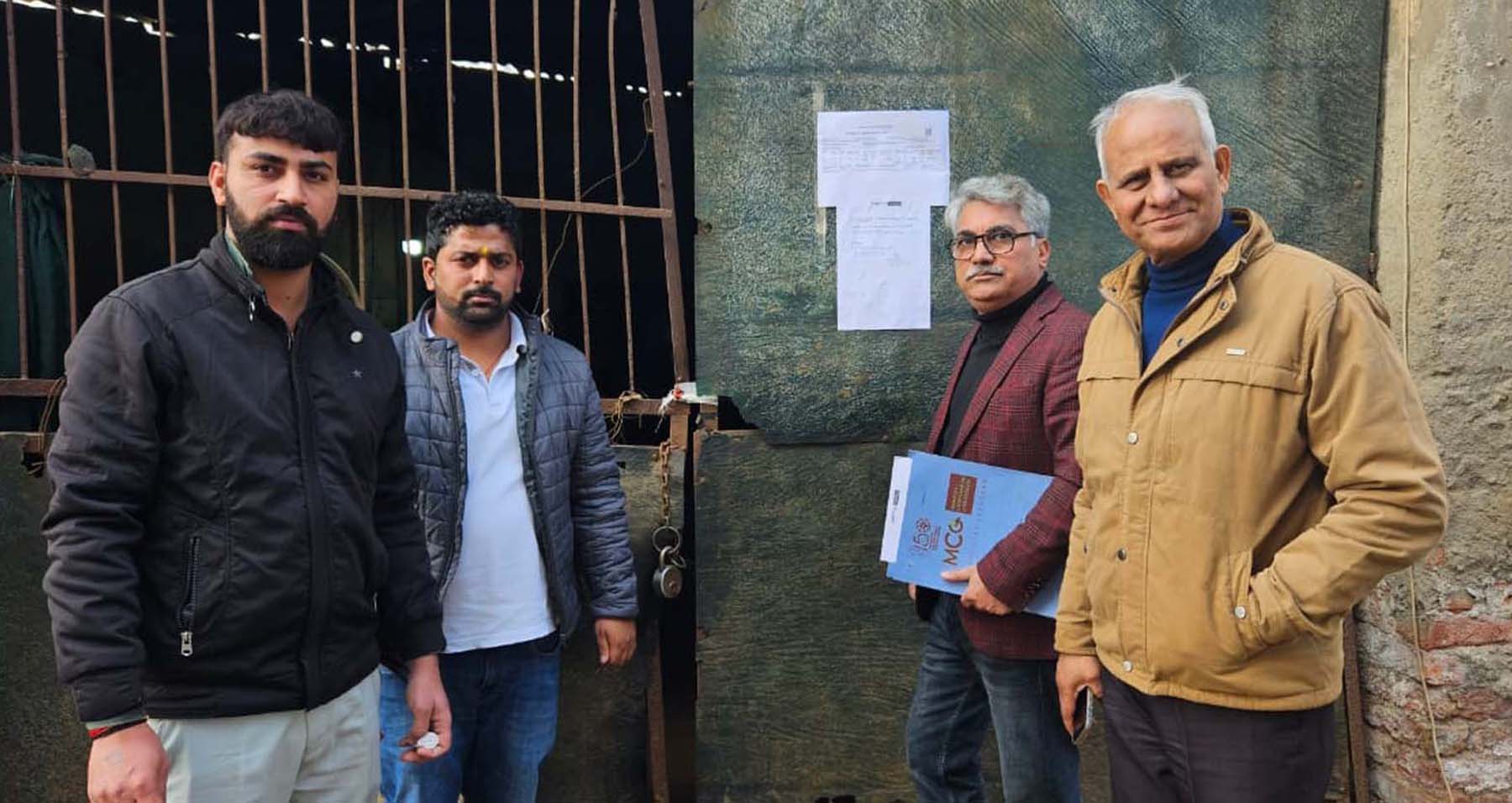 गुरुग्राम नगर निगम का 54 लाख टैक्स बकाया होने पर प्रॉपर्टी सील