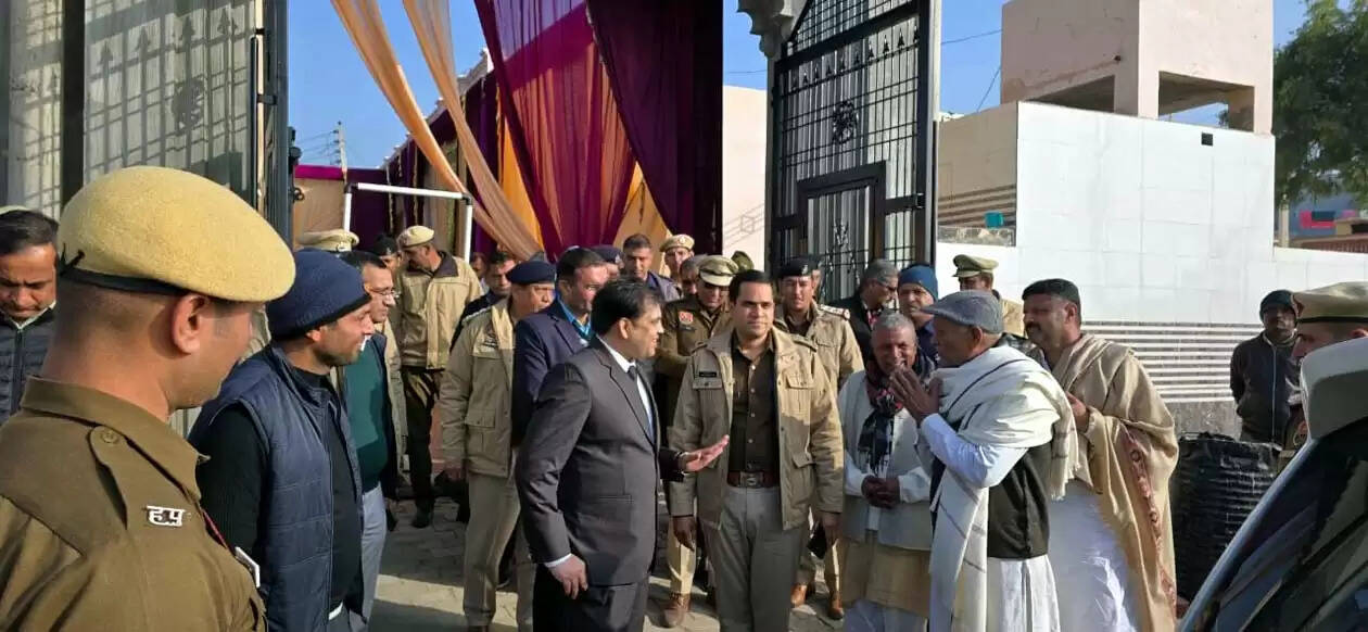 हिसार : उपायुक्त ने चीफ जस्टिस के आगमन से पहले पेटवाड़ का किया दौरा