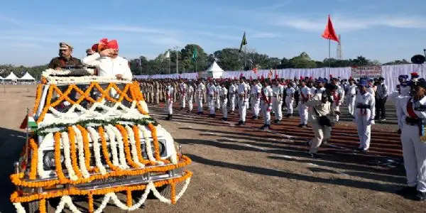 मध्य प्रदेश में हर्षोल्लास के साथ मनाया गया गणतंत्र दिवस