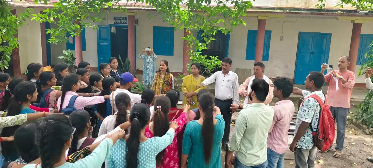 राजेन्द्र कॉलेज में नशामुक्त युवा फॉर विकसित भारत-संकल्प कार्यक्रम आयोजित