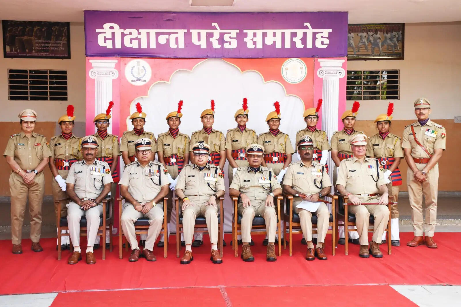 दीक्षांत समारोह में 438 महिला कांस्टेबल ने ली देश और जनसेवा की शपथ