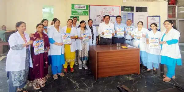 गुरुग्राम: नागरिक अस्पताल से भी उठी ओल्ड पेंशन स्कीम लागू करने की मांग