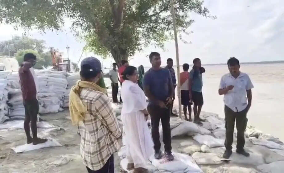 राघोपुर तटबंध पर कटाव का खतरा बरकरार, विक्रमशिला सेतु की सुरक्षा पर मंडराई चिंता
