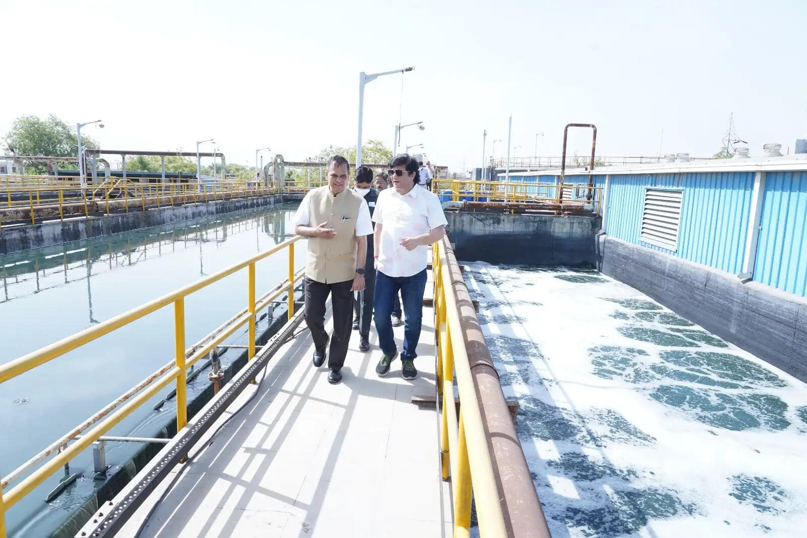 सांगानेर सीईटीपी व द्रव्यवती क्षेत्र का निरीक्षण, दोषी उद्योगों पर सख्त कार्रवाई के निर्देश