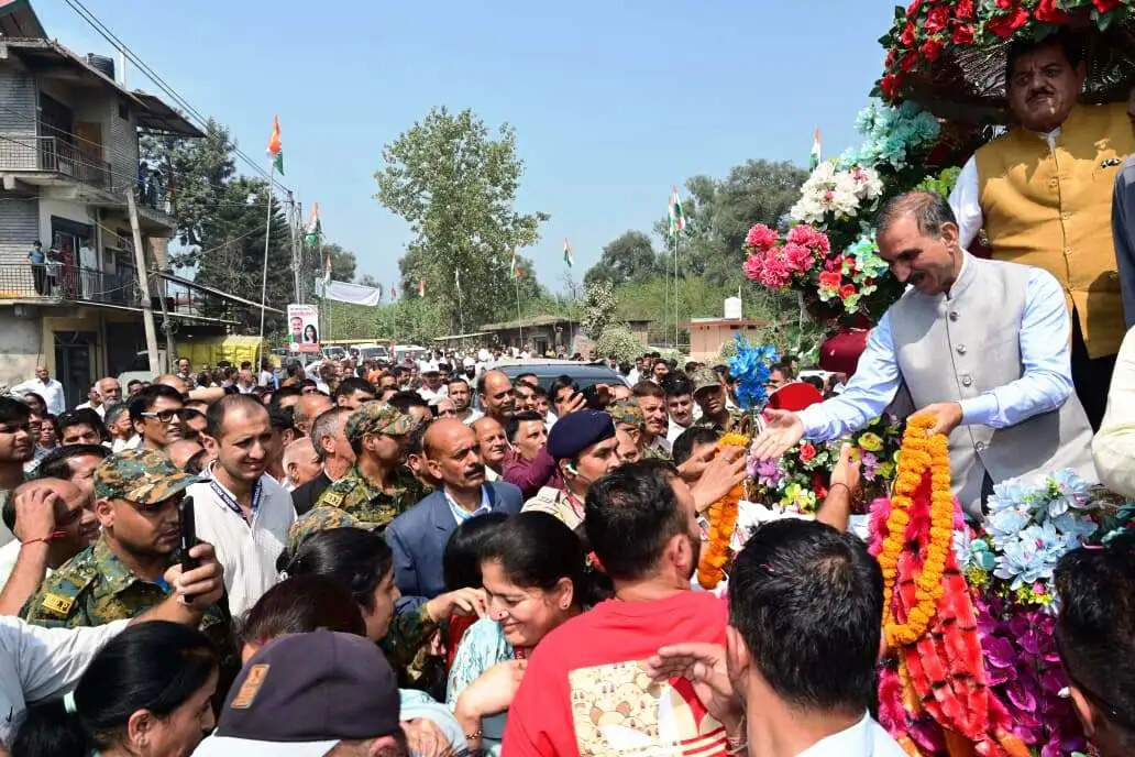 मंडी के कंसा चौक में रैली कर मुख्यमंत्री सुक्खू ने भरी चुनावी हुंकार