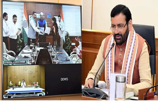 हरियाणा में जल जीवन मिशन-2.0 के लिए केंद्र एवं राज्य के बीच हुआ एमओयू