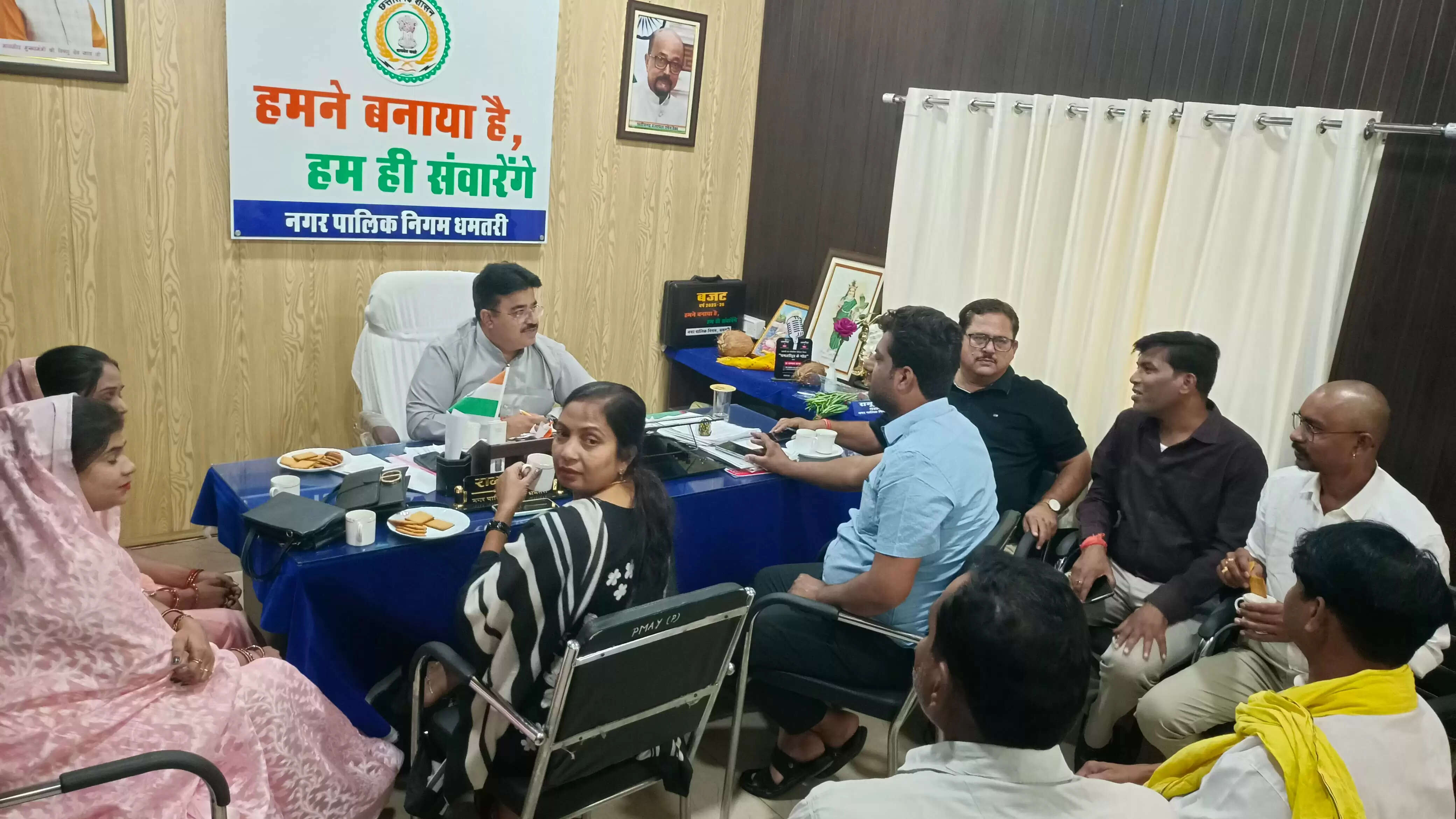 जल संकट:धमतरी शहर में 20 जगह बदले जाएंगे मोटर