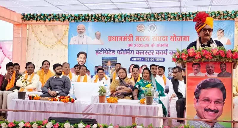 खंडवा में बनेगा 1.36 करोड़ का इंटीग्रेटेड फार्मिंग क्लस्टर, मंत्री विजय शाह ने किया भूमिपूजन