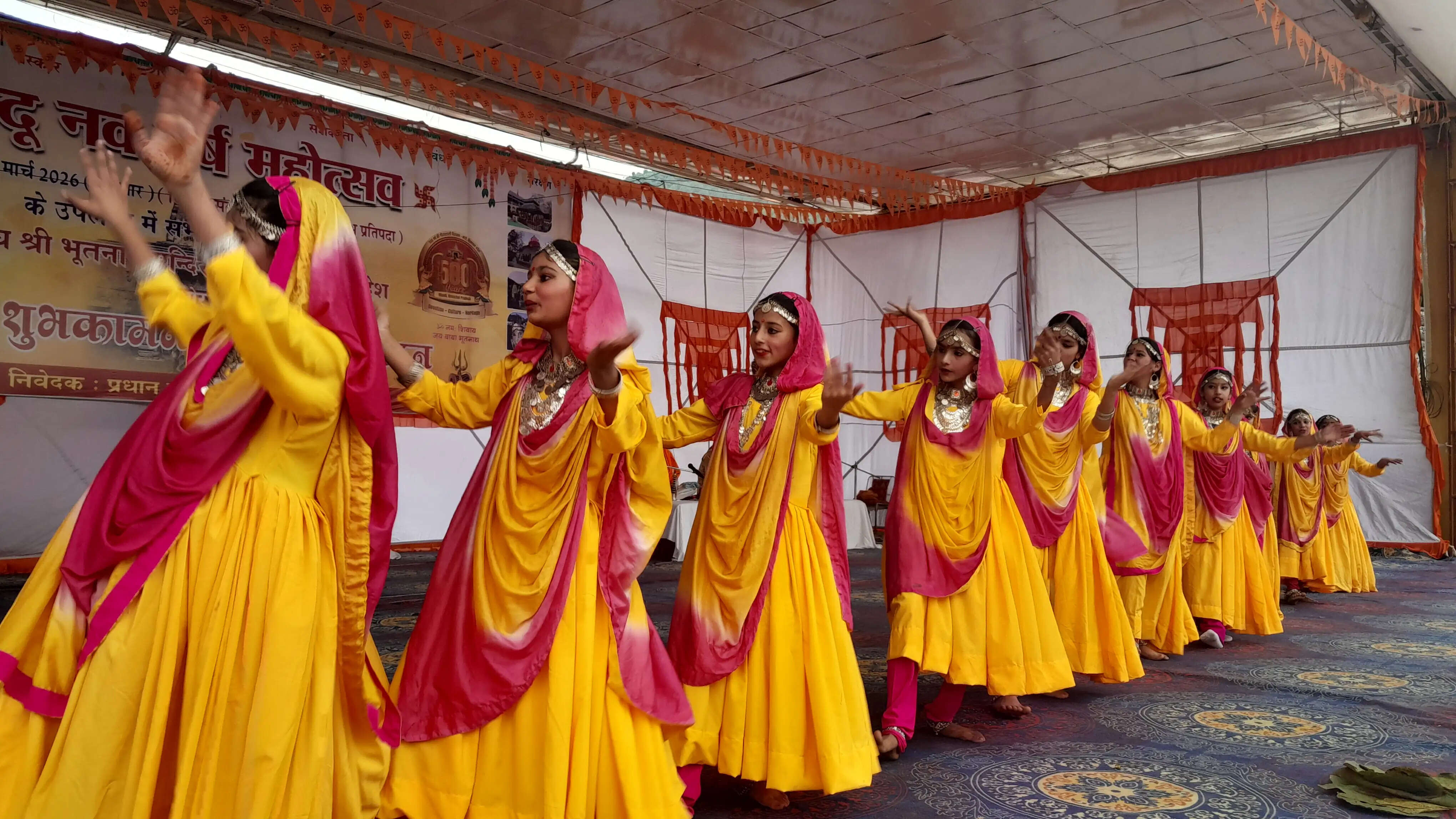 हर साल की भांति धर्म संघ श्री बाबा भूतनाथ मंदिर ने सेरी मंच पर भव्य रूप में मनाया हिंदू नव वर्ष