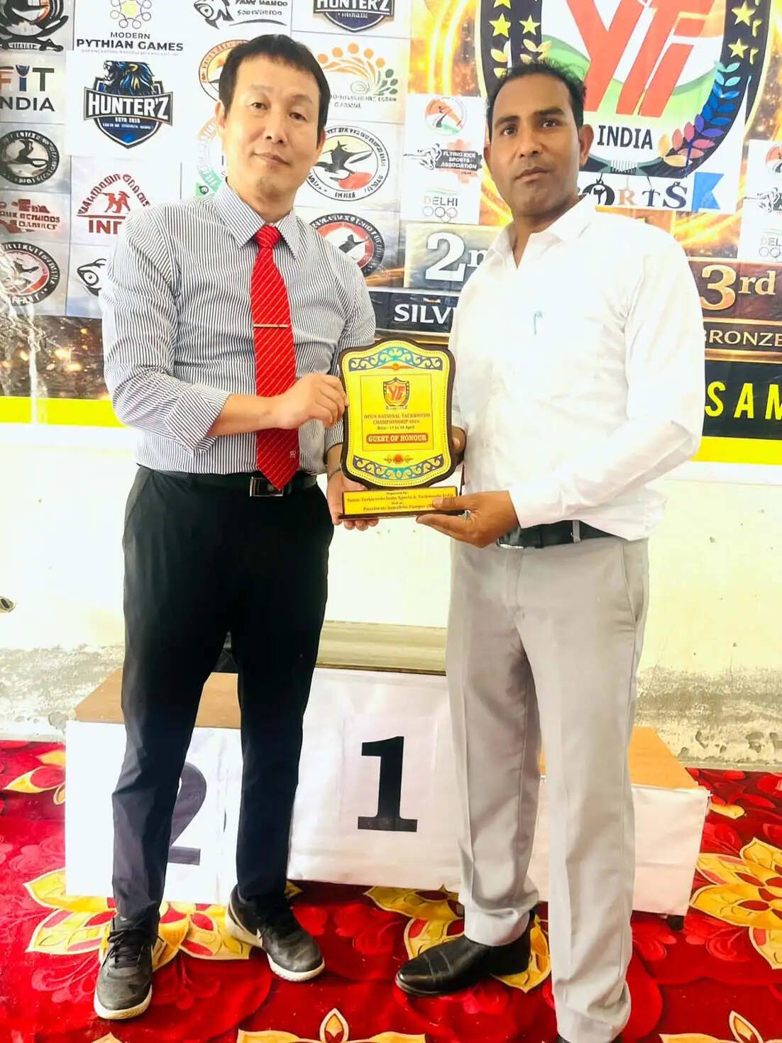 हिसार : ताइक्वांडो चैंपियनशिप में रोहतास कुमार बने सर्वश्रेष्ठ कोच