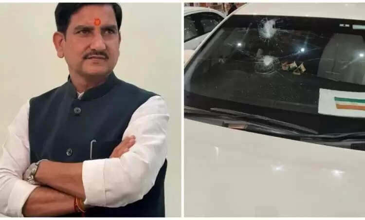 केंद्रीय राज्य मंत्री तोखन साहू की कार दुर्घटनाग्रस्‍त, कार का शीशा क्षतिग्रस्त