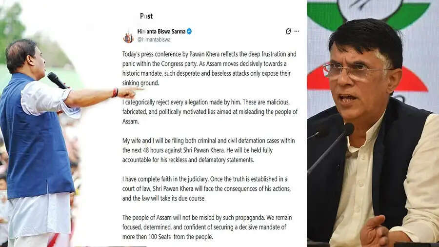 पवन खेड़ा के विरूद्ध 48 घंटें&nbsp;में&nbsp;दर्ज हाेंगे&nbsp;फौजदारी एवं दीवानी मामले : मुख्यमंत्री