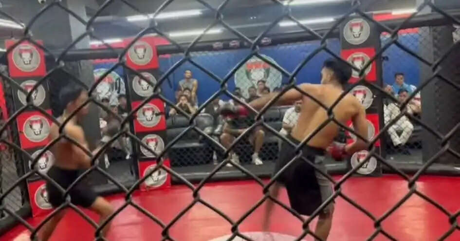 शिवपुरीः नेशनल एमएमए चैंपियनशिप में शिवम केवट ने तीसरे राउंड में नॉकआउट कर जीता गोल्ड