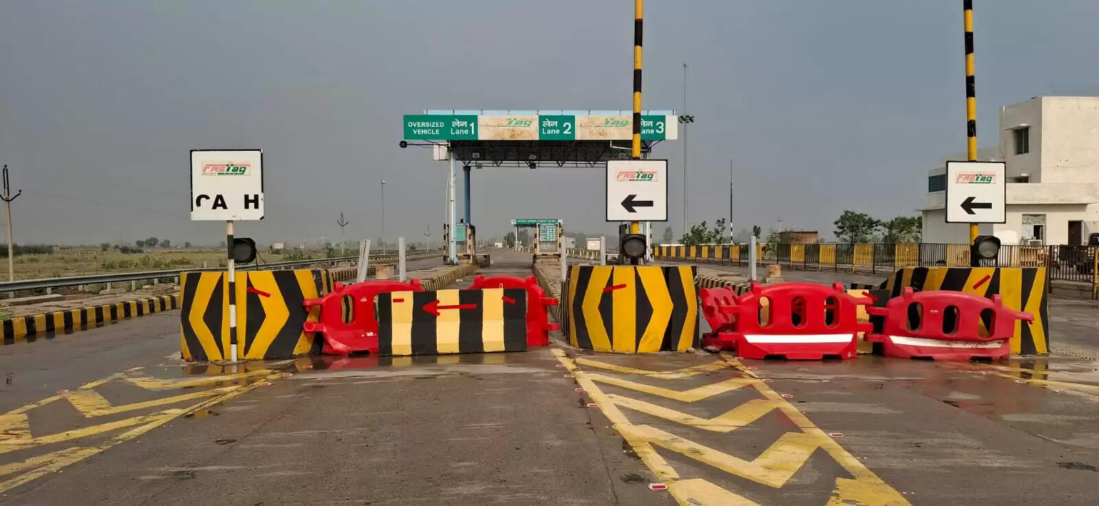 जींद में राहगीरों को राहत, लुदाना टोल प्लाजा बंद