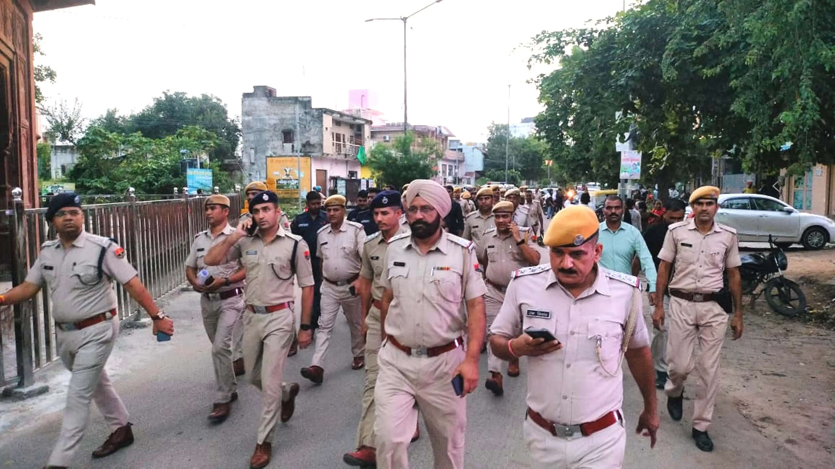 नगर निकाय चुनाव को लेकर धौलपुर पुलिस पूरी तरह मुस्तैद