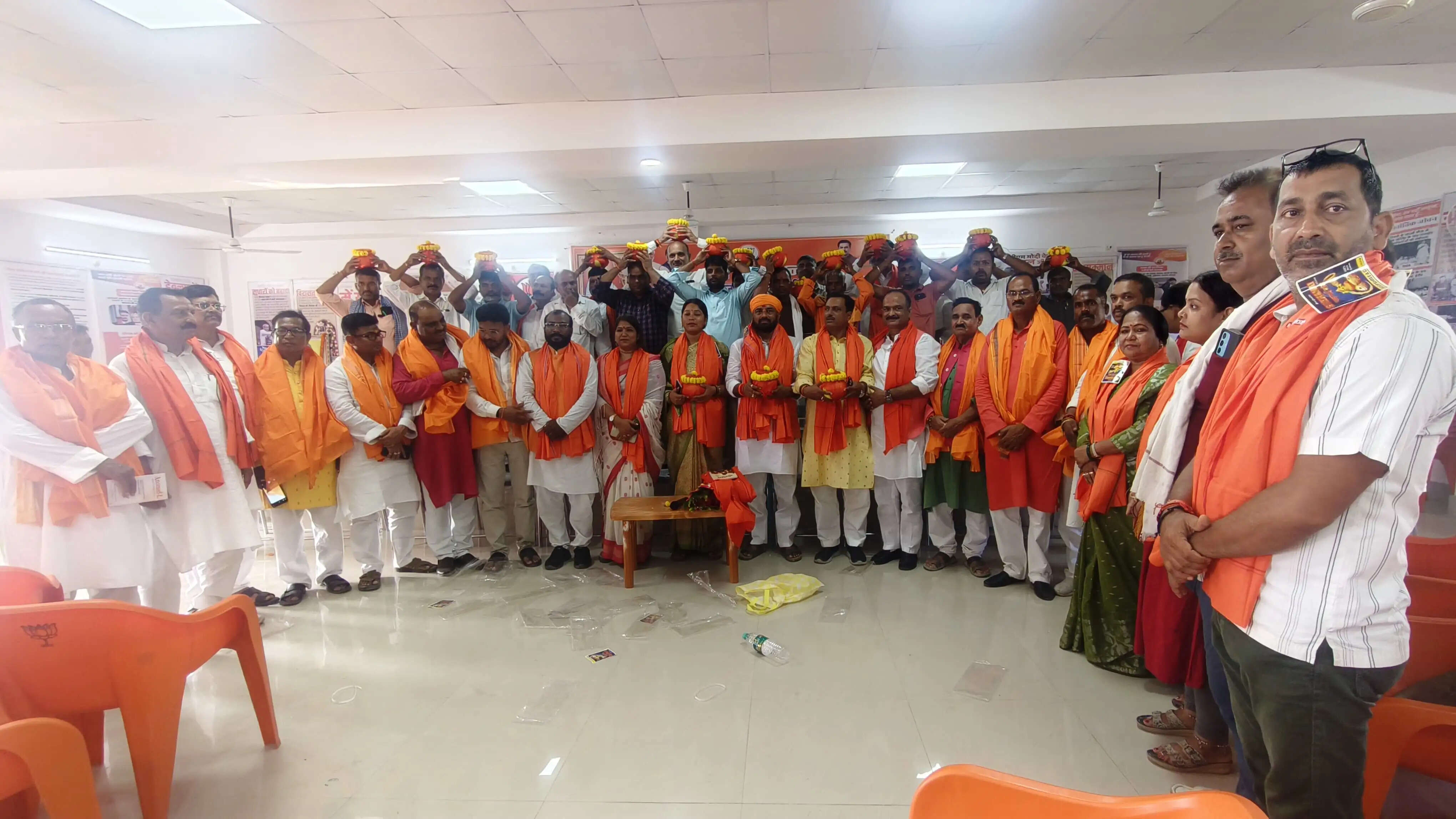 भाजपा कार्यालय सारण में संत रविदास जयंती पर समरसता संकल्प अभियान का आयोजन
