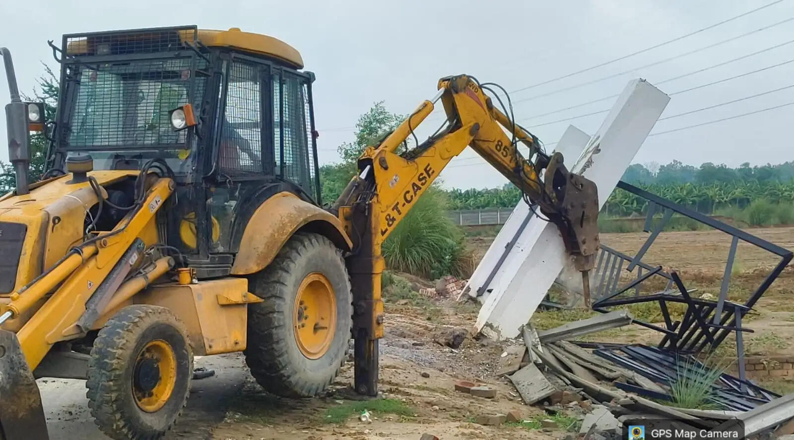पीडीए की बड़ी कार्रवाई, 53 बीघे में अवैध प्लॉटिंग ध्वस्त