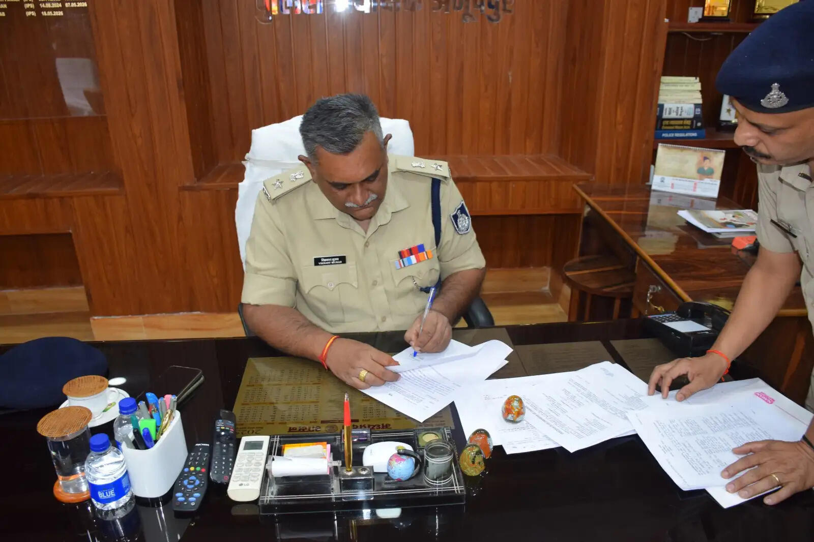 अनूपपुर: कानून व्यवस्था को सुदृढ़ बनाना तथा आमजन की समस्याओं के त्वरित निराकरण की प्राथमिकता - नवागत एसपी