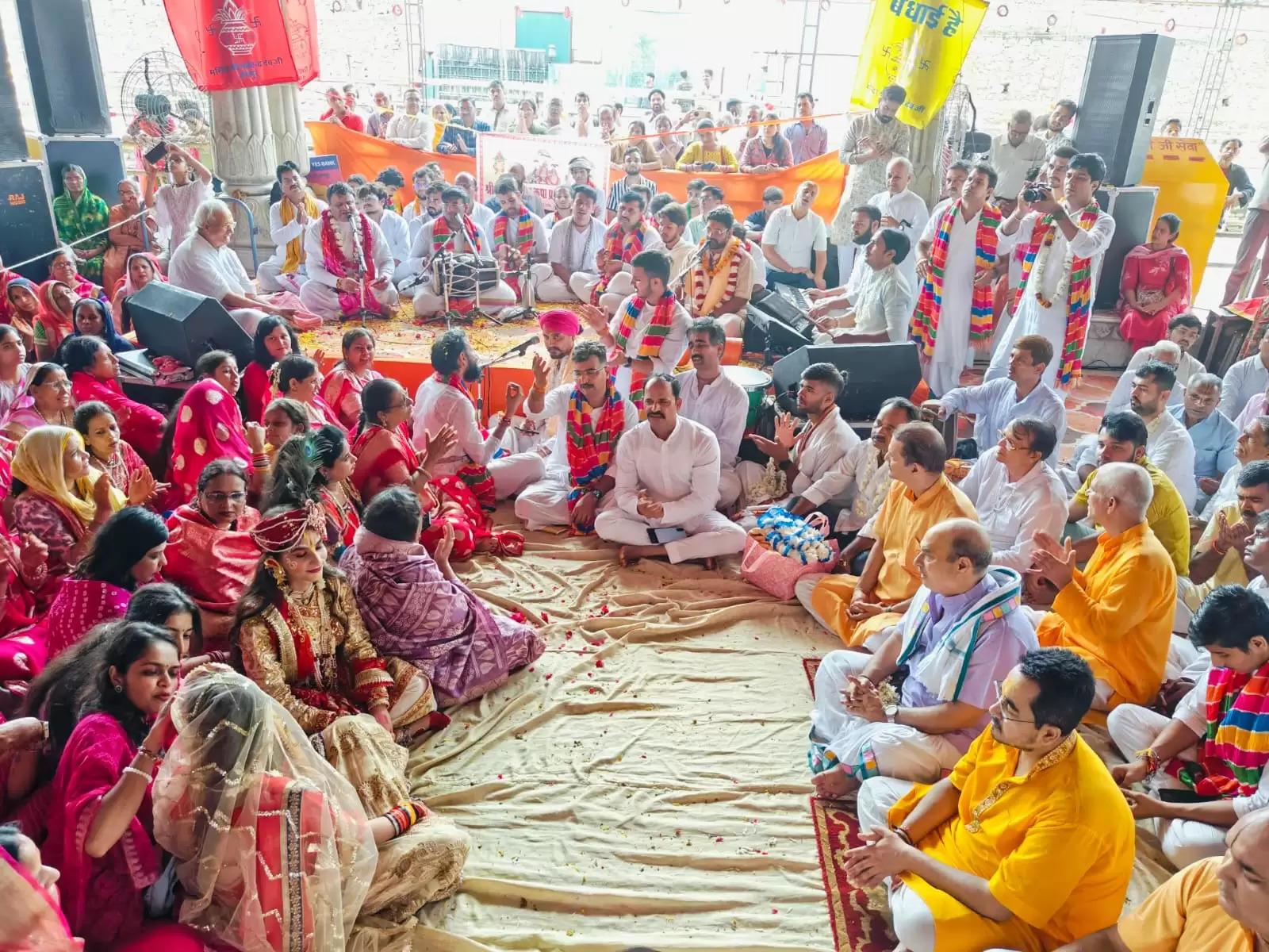 गोविंद देवजी मंदिर में श्रीकृष्ण जन्माष्टमी: कर्णप्रिय भजनों की स्वर लहरियों पर दी हाजिरी