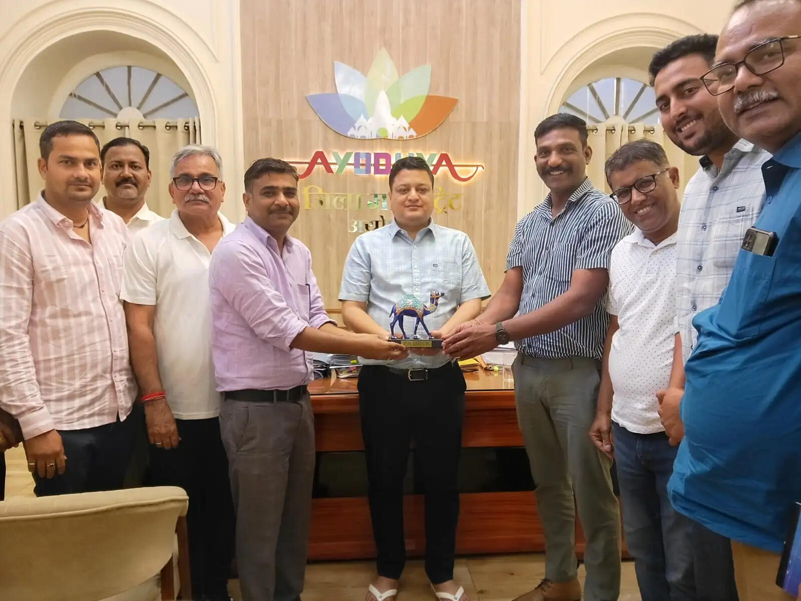 पीआईबी के नेतृत्व में राजस्थान के पत्रकारों का अयोध्या भ्रमण, विकास कार्यों का लिया विस्तृत जायजा