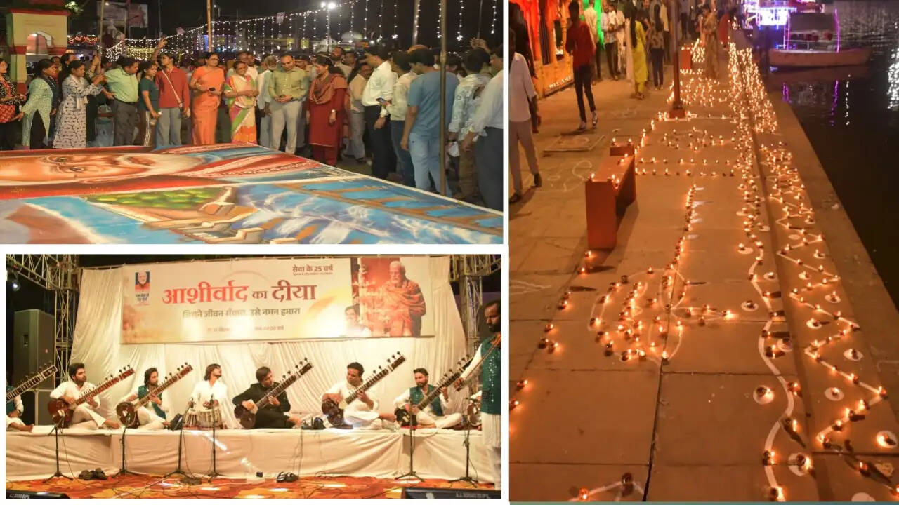 सागरः सेवा संकल्प अभियान का भव्य शुभारंभ, 10 लाख से अधिक दीपों से जगमगाया शहर