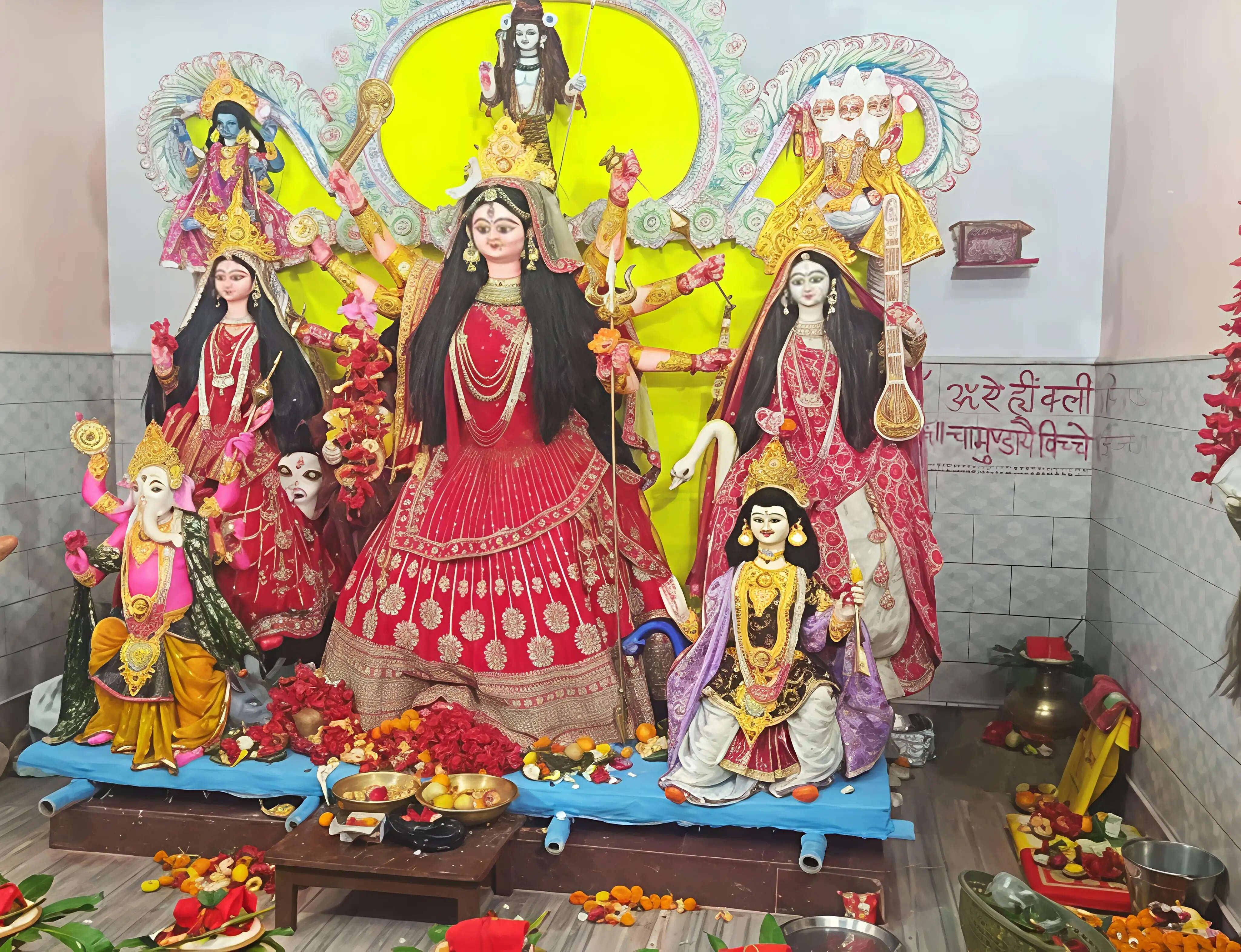 किशनगंज में चैत्र नवरात्रि का शुभारंभ, कलश स्थापना के साथ गूंजे जयकारे