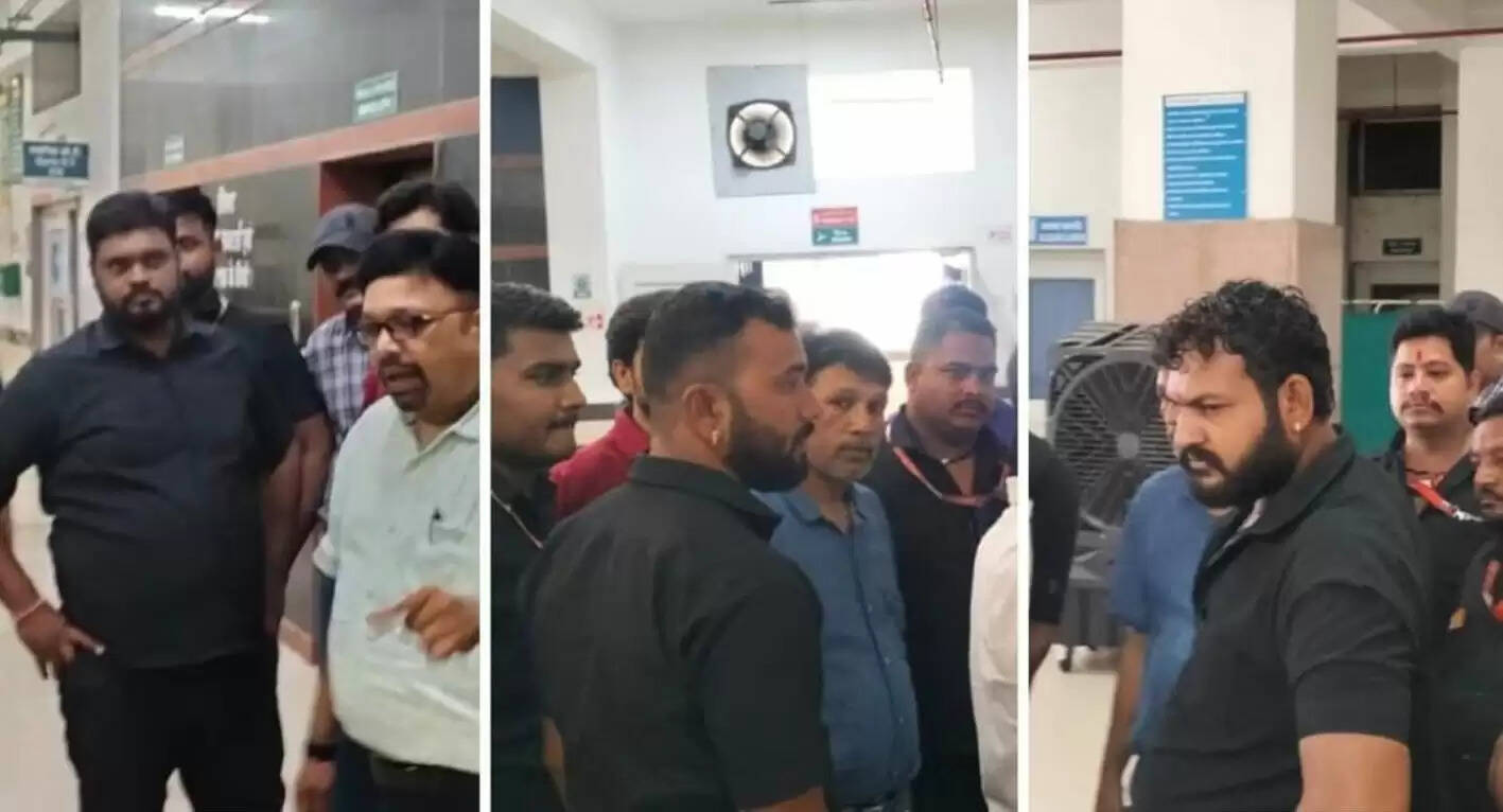 चरक अस्पताल में बाउंसर तैनात ! सफाई के ठेके में थे ये शामिल, ठेकेदार नहीं कर रहा था शर्तो का पालन