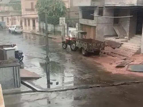 पश्चिमी विक्षोभ से बदला राजस्थान का मौसम, बारिश और आंधी से फसलों को नुकसान