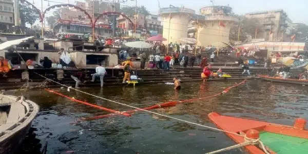 मकर संक्रांति पर्व पर गंगा किनारे सुरक्षा व्यवस्था रहेगी चौकस,घाटों के किनारे बैरिकेडिंग