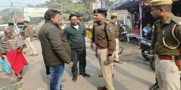 हेराफेरी मामले में एसएसपी ने किया घटनास्थल का निरीक्षण