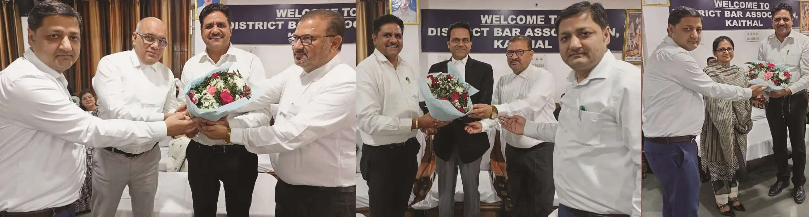 कैथल: नव नियुक्त जजों का बार एसोसिएशन ने किया स्वागत, बेहतर तालमेल पर जोर