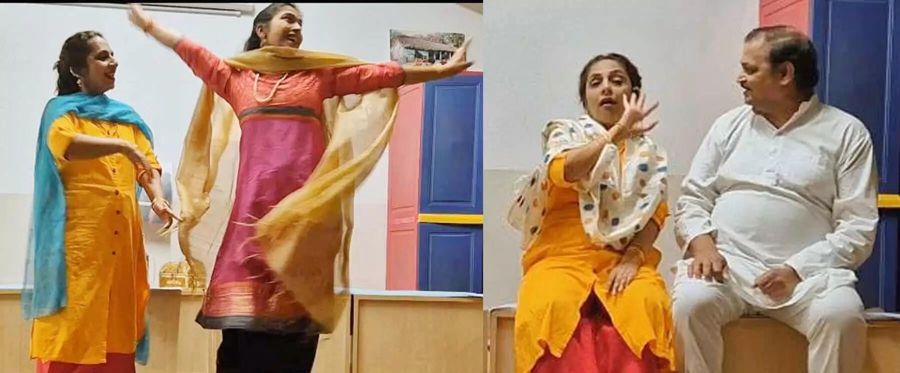 गुरुग्राम: तू तू-मैं मैं नाटक देख कैंसर के मरीजों के चेहरों पर छाई खुशी