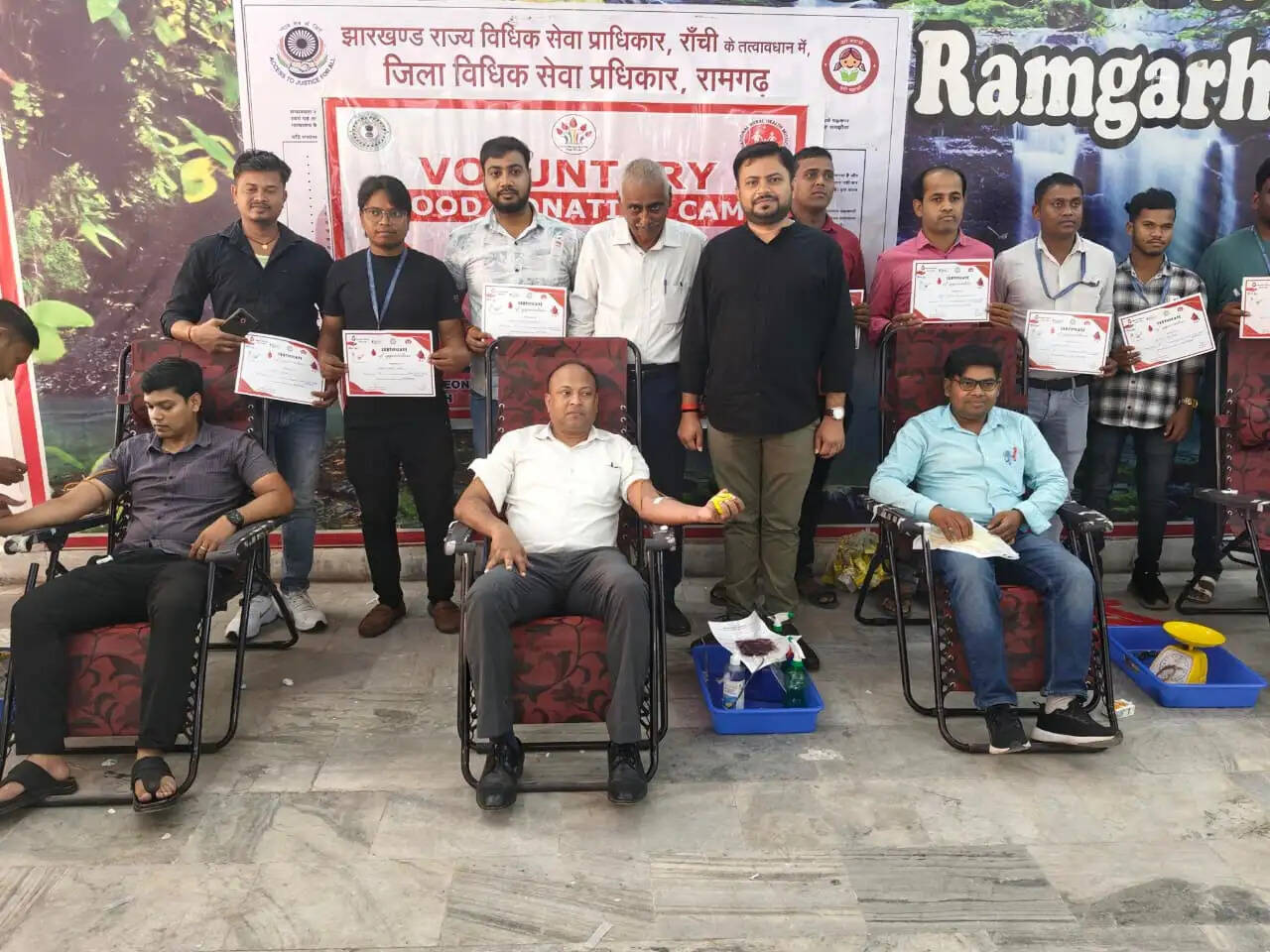 व्यवहार न्यायालय में शनिवार को रक्तदान शिविर आयोजित