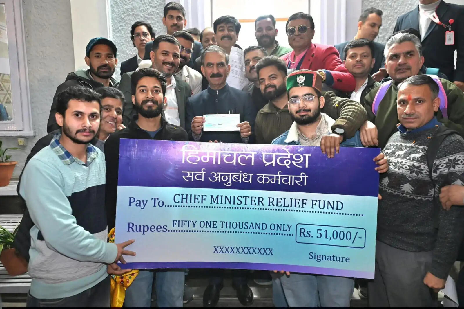 कर्मचारी महासंघ की सीएम सुक्खू से मुलाकात, साल में दो बार नियमितीकरण फैसले पर जताया आभार